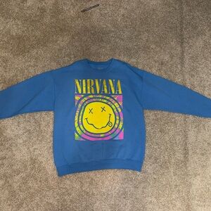 Nirvana Blue Sweatshirt